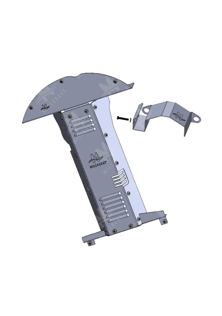 Toyota Prius Gen 2 2004-2009 V2 Cat Shield, Complete Package