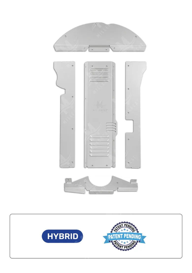 Toyota Prius Gen 2 2004-2009 V2 Cat Shield, Standard Package